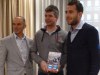 PAOLO SAVOLDELLI CON IL TEAM BARBLANCO-ENDI CAFFE&rsquo; PRESENTA IL GIORNALINO CICLISMO OROBICO   ALL&rsquo;HOTEL RIZZI di BOARIO TERME