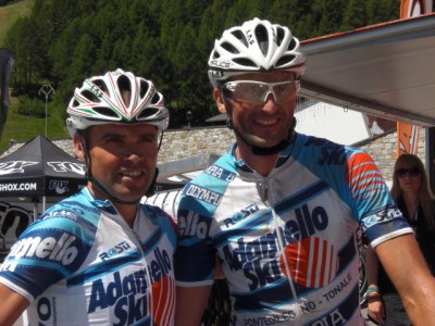 Semperlux Axevo Haibike. Craft Bike Transalp: altra giornata di fatiche per Mirko Celestino e Marzio Deho.