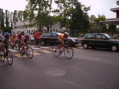 Ciclisti baby in primo piano a Mejaniga di Cadoneghe e S.Angelo di Piove di Sacco.