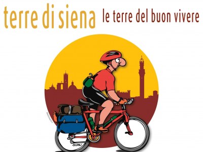 Viaggiatori in bici in festa per tre giorni a Siena.